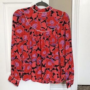 Target Who What Wear Vibrant Orange Blouse! ;)